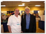 Workshop Director, David Pinto (left) with theologian Matthew Fox  (Call To Action Conference; November 09, 2012).